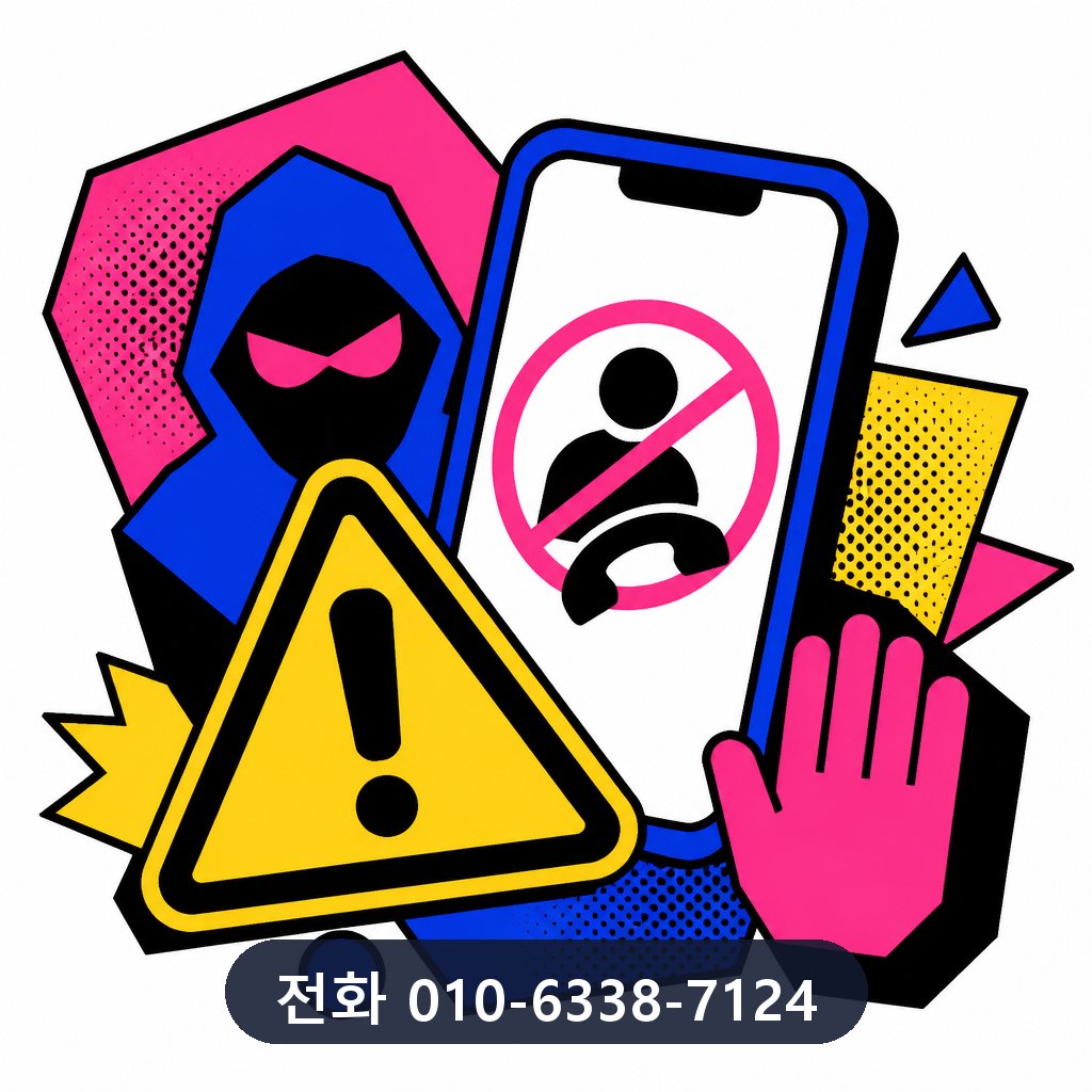 신용카드 잔여 현금화 피해 예방 이미지 · 문의 010-6338-7124